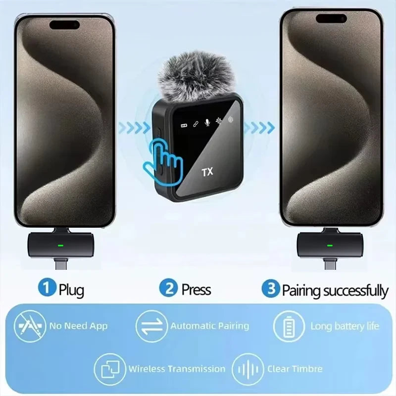Mini Wireless Lavalier Microphone